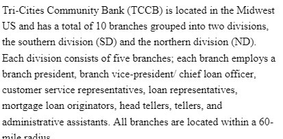  Tri - Cities Community Bank ( I C CB ) is