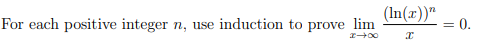 Please show all the steps, and state theorems use. For each positive