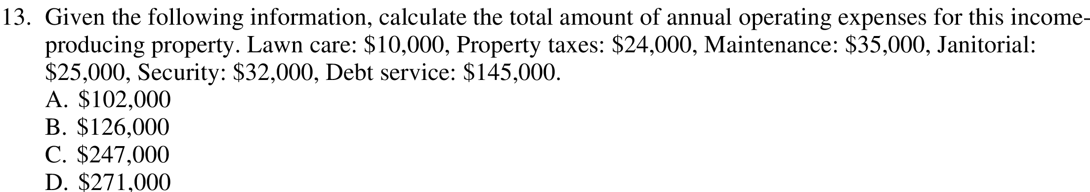  3 . Given the following information . calculate the total amount