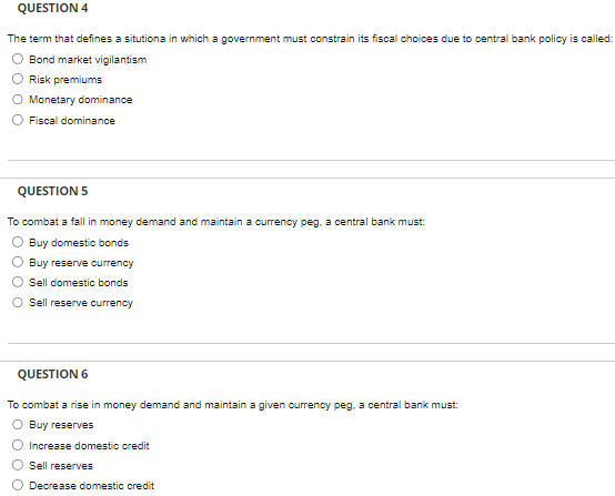  QUESTION 4 The term that defines a situtiona in which a