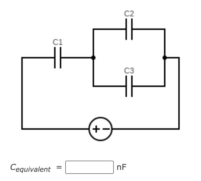 Last week, in Prelab 03B, you reasoned through the equivalent capacitance of