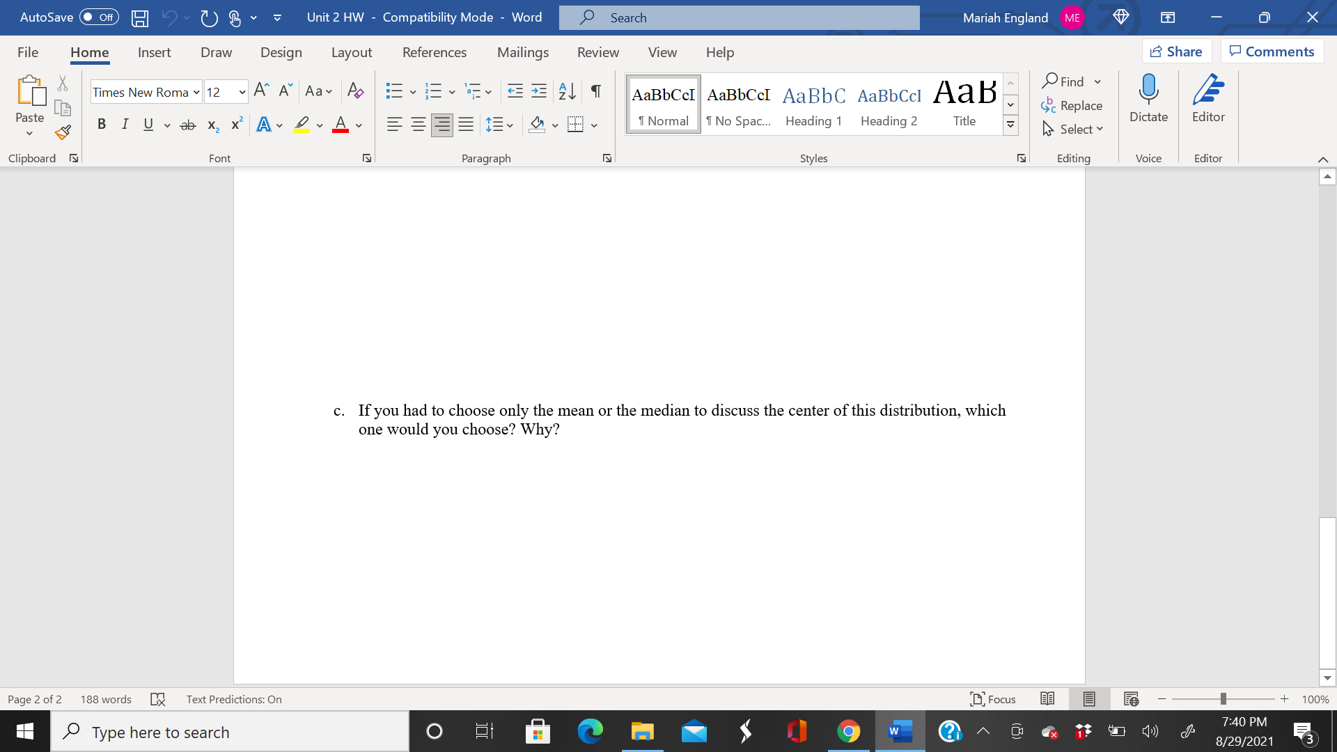 Design Layout References Mailings Review View Help Share Comments AaBbCcI AaBbCcI AaBbC