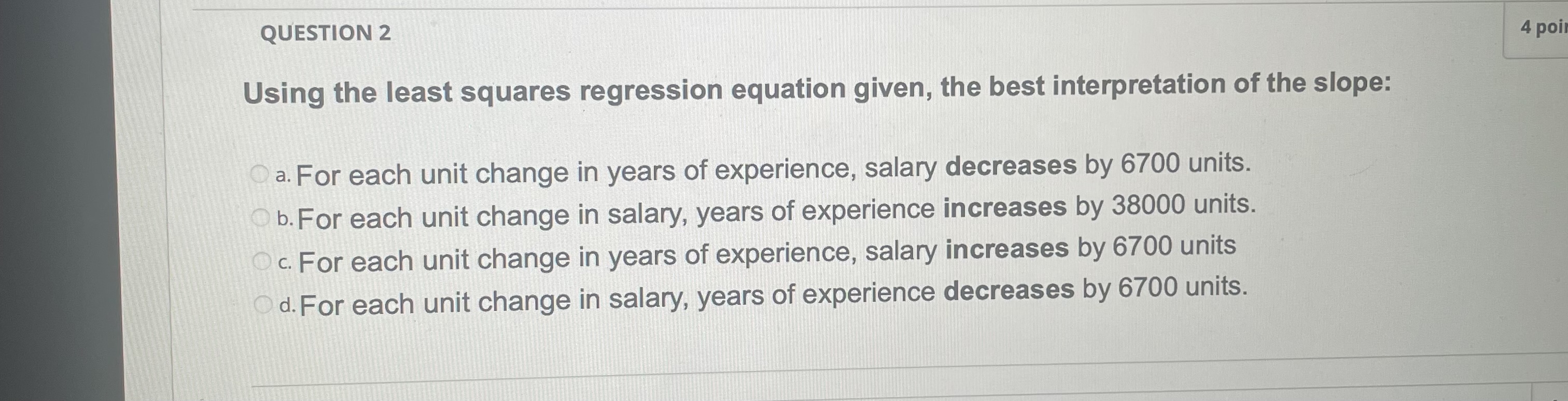 of experience affect the salary earned by a person?. Below is a