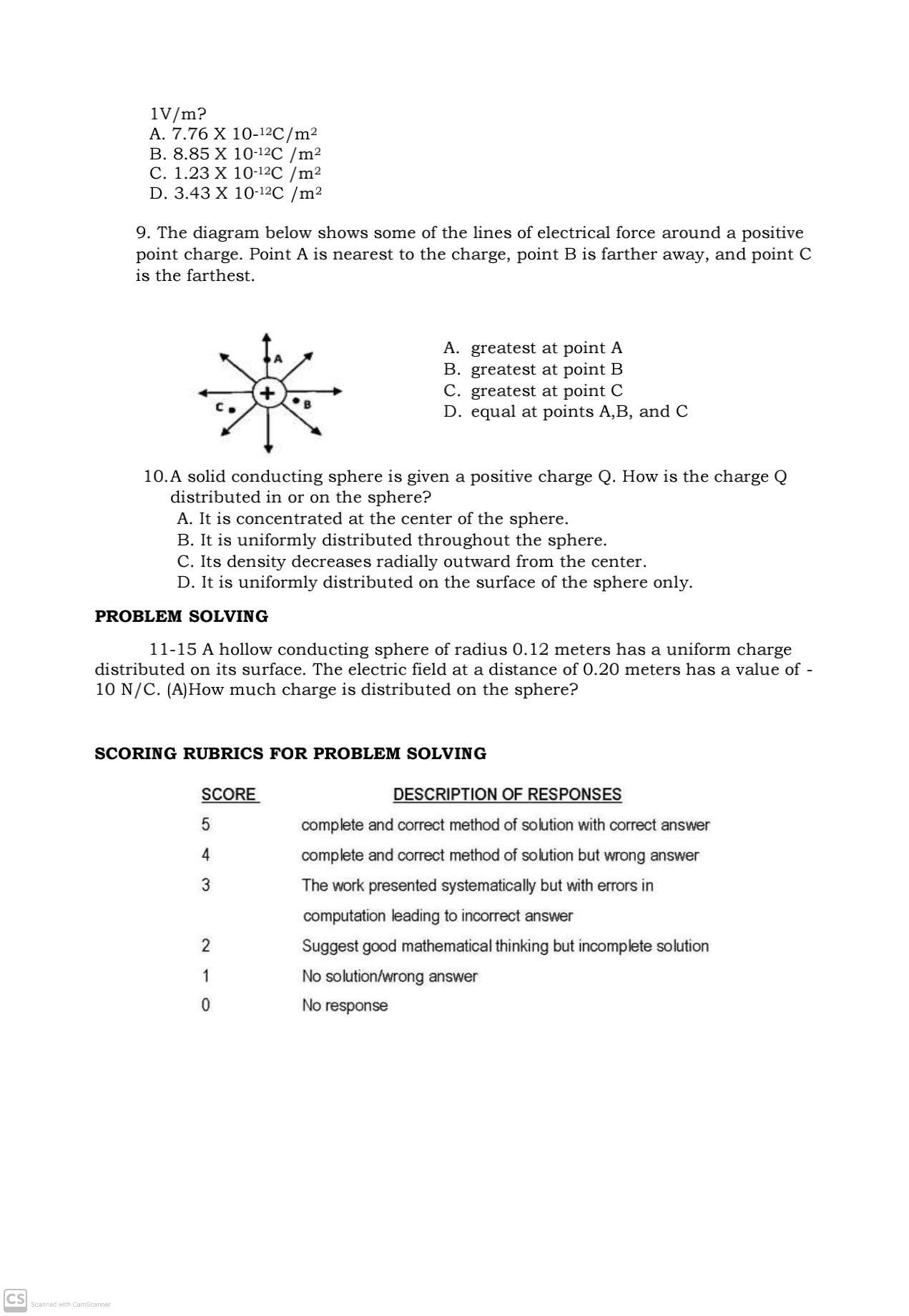GOT? Problem Set - Direction: Solve the following problem completely. 1. An