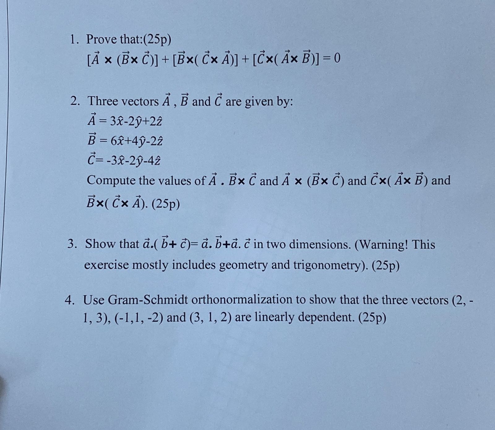 phythag crew -llecrem a times AZZ Ax Ay + AZ A =