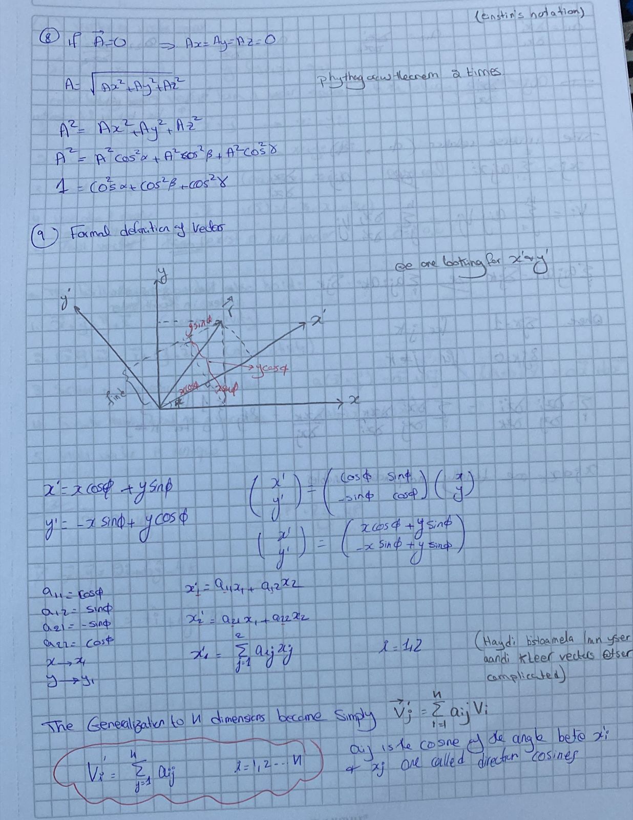 A COs a + A EOS B + AR COS 1 -