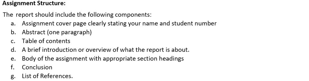 Purpose: This assignment aims at developing student's ability to critically examine the