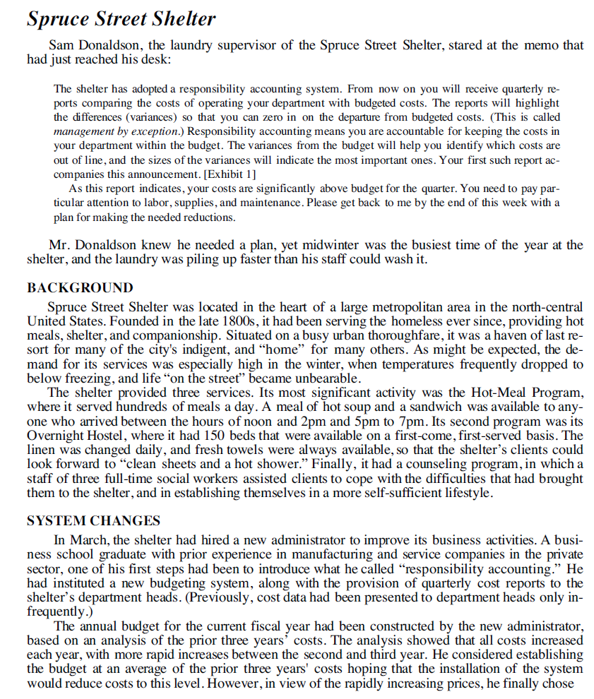 What quantitative analysis needs to be done (what numbers need to be