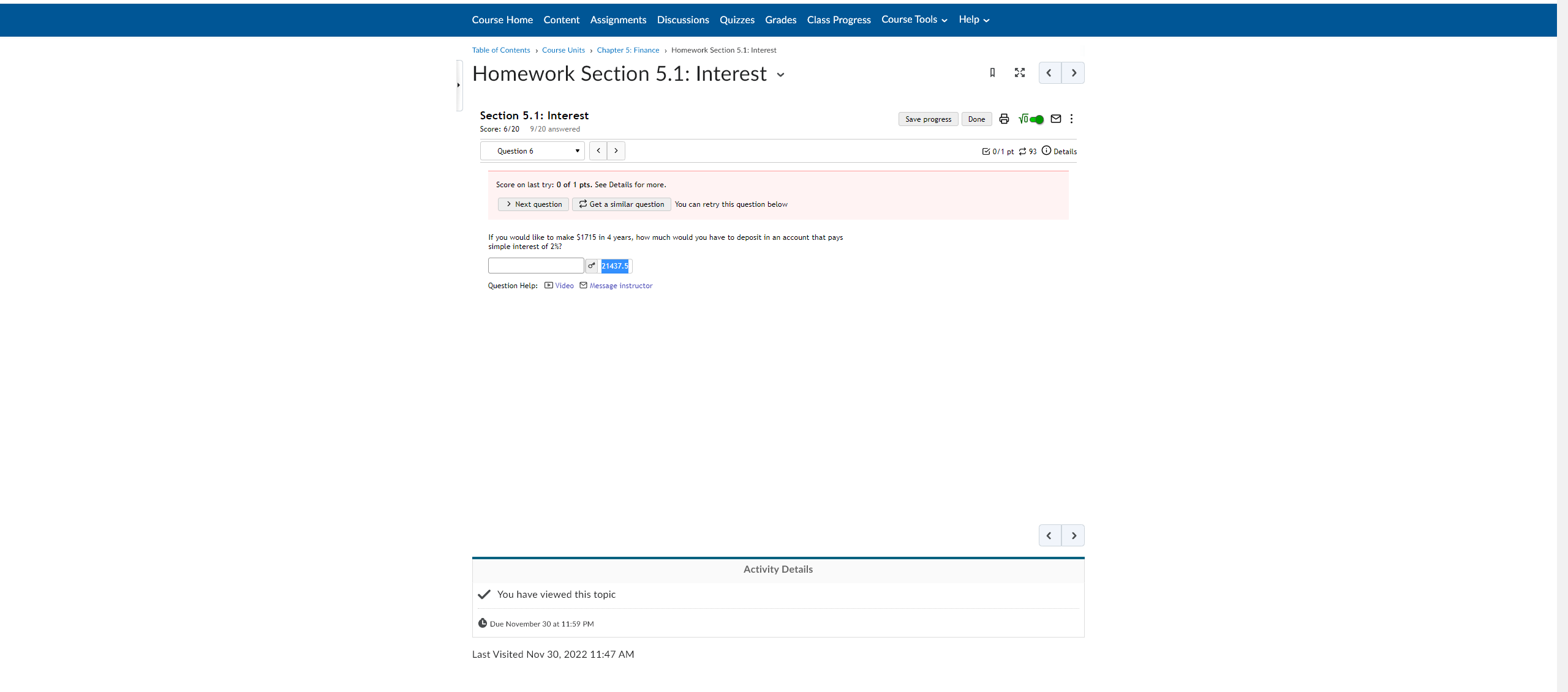 . Help v Table of Contents > Course Units > Chapter 5: