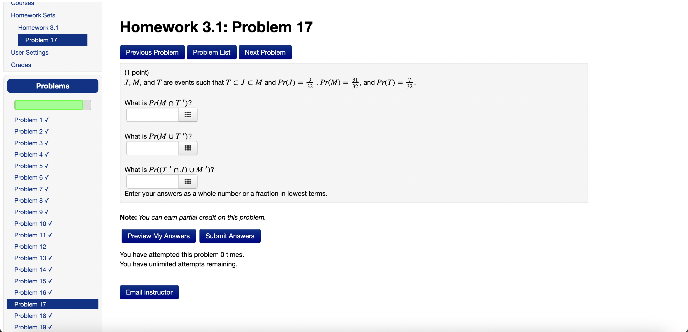  Courses Homework Sets Homework 3.1 Homework 3.1: Problem 17 Problem 17