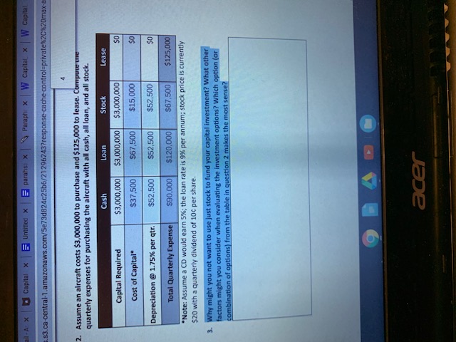 plz help with the bottom ? all - A x Capital *