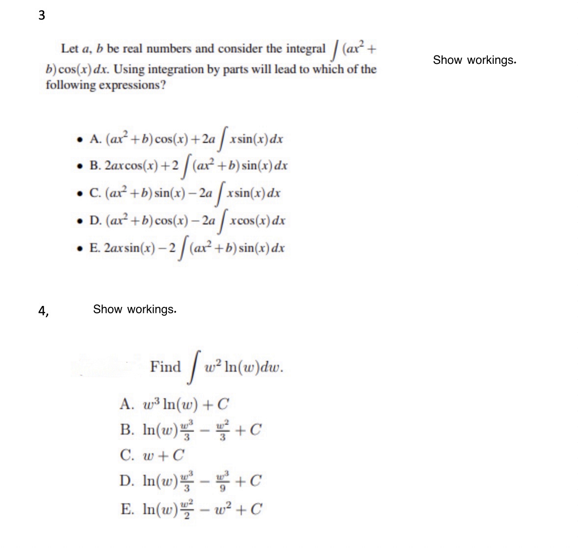 f(x) + 2 / ex/?f'(x) dx B. er/2 f(x) - [ ex/2f'(x)