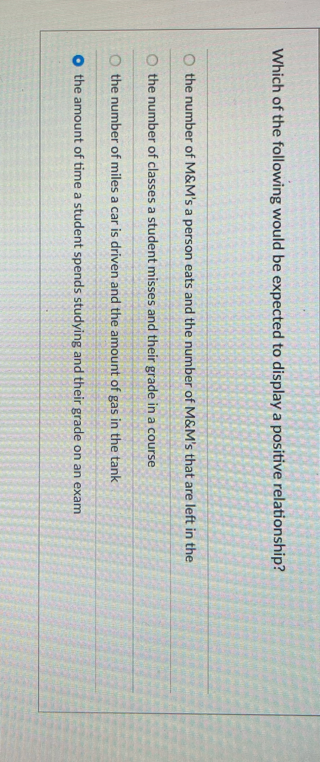 Please pick right answer and explain thank you ! Which of the