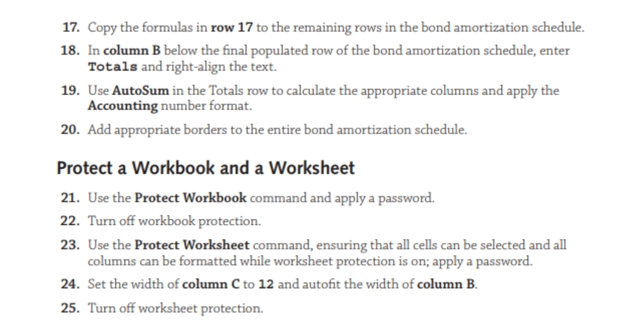 will calculate the bond characteristics and generate a schedule with key components.