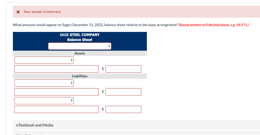 of each lease year (December 31). The interest rate used by the