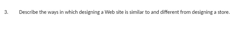 to and different from designing a store.