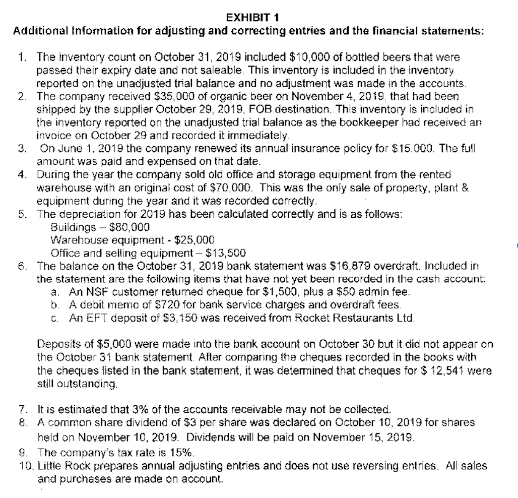 did the adjusting entries. I attached my solution down along with the