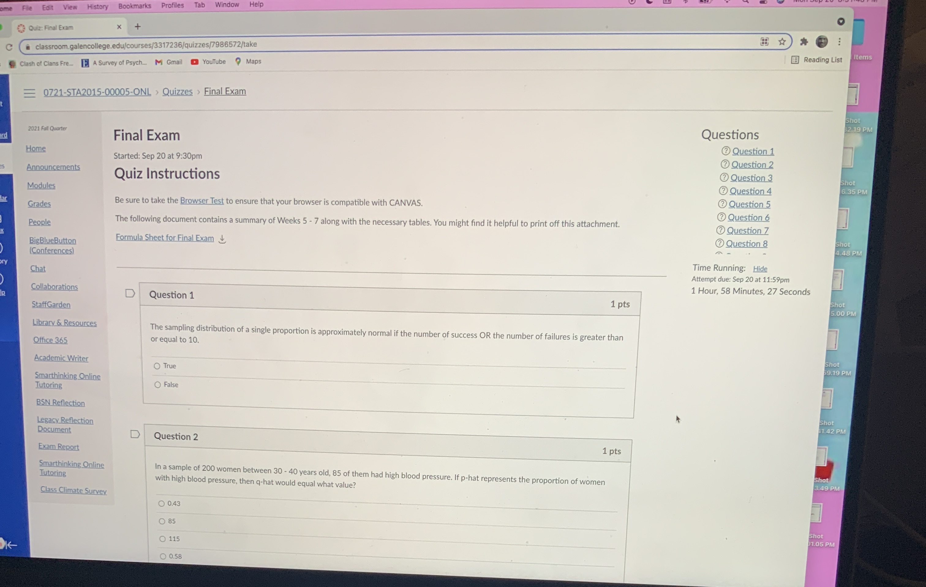s Tab Window Help ome Edit View History Bookmarks Profiles Quiz: