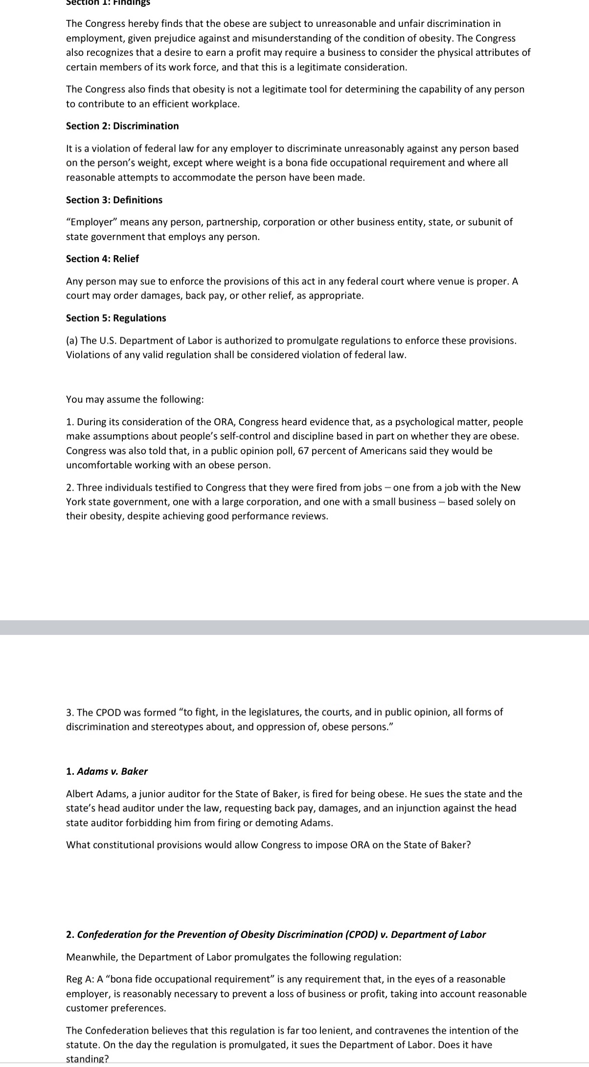 Download the Case Study Assignment, answer the corresponding questions, and submit the