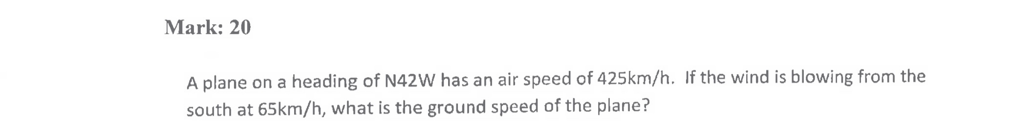 off ofa bat towards an angle of 20 degrees from the vertical