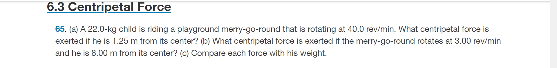 openstax.org/books/university-physics-volume-1/pages/6-problems P Pearson Course CCRI Outlook Courses MyCCRI Scilab Topics NoodleTools -