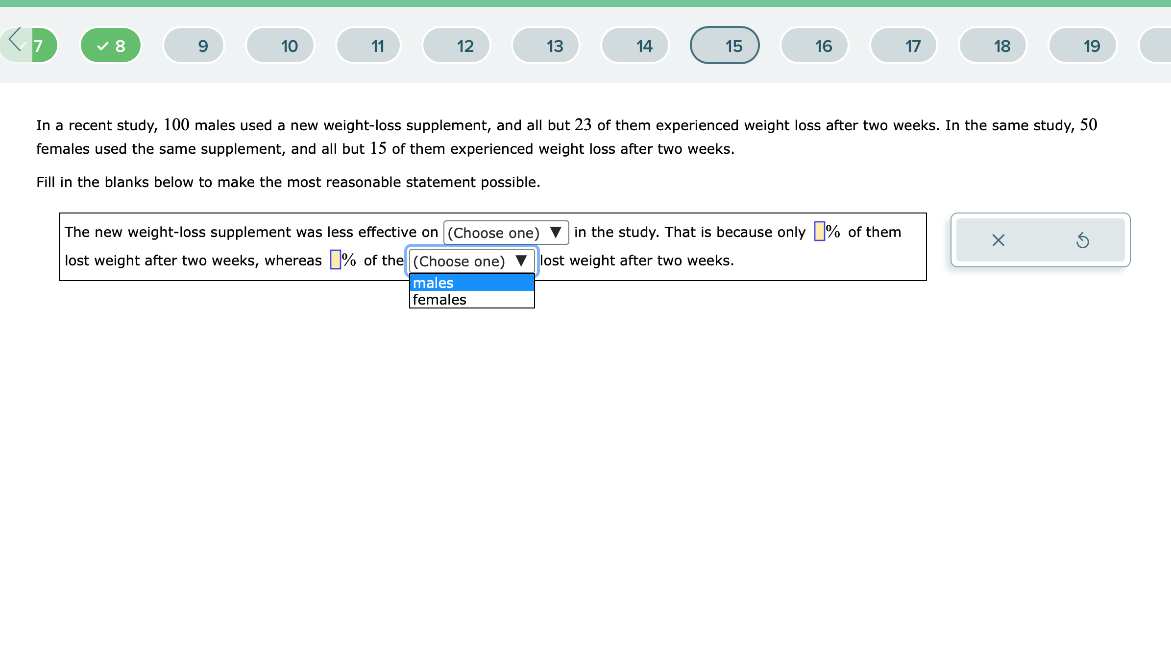 your intermediate computations to at least three decimal places. Round your answers
