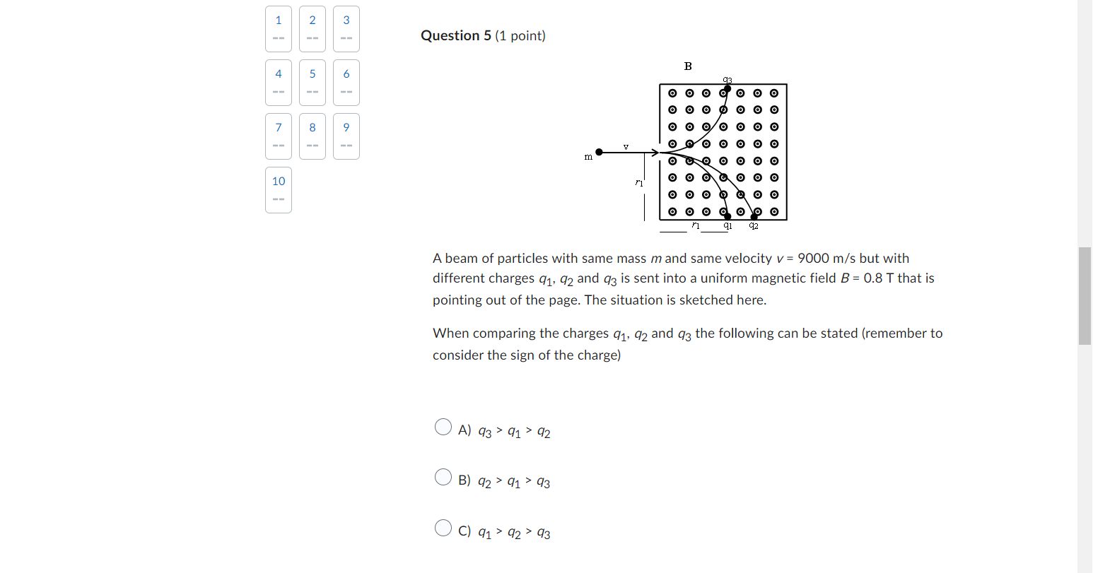 are connected to a coil of wire. A magnet is suddenly thrust