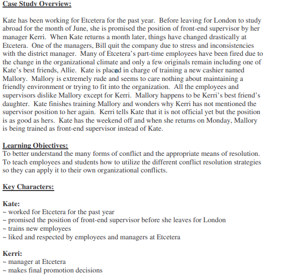 Address this complex workplace issue and use critical thinking to resolve the