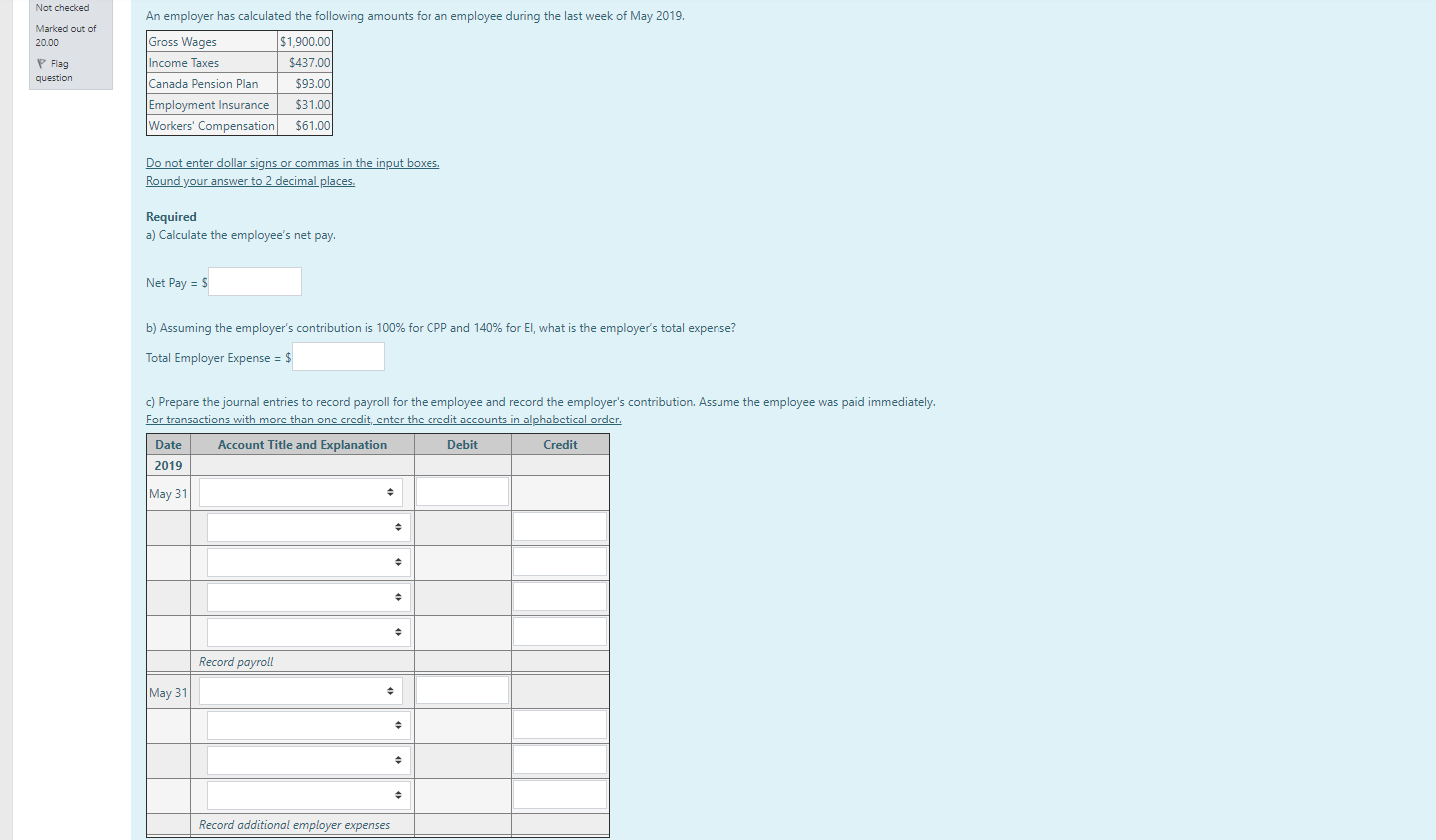 to employees' salaries for the month of October 2019. Marked out of