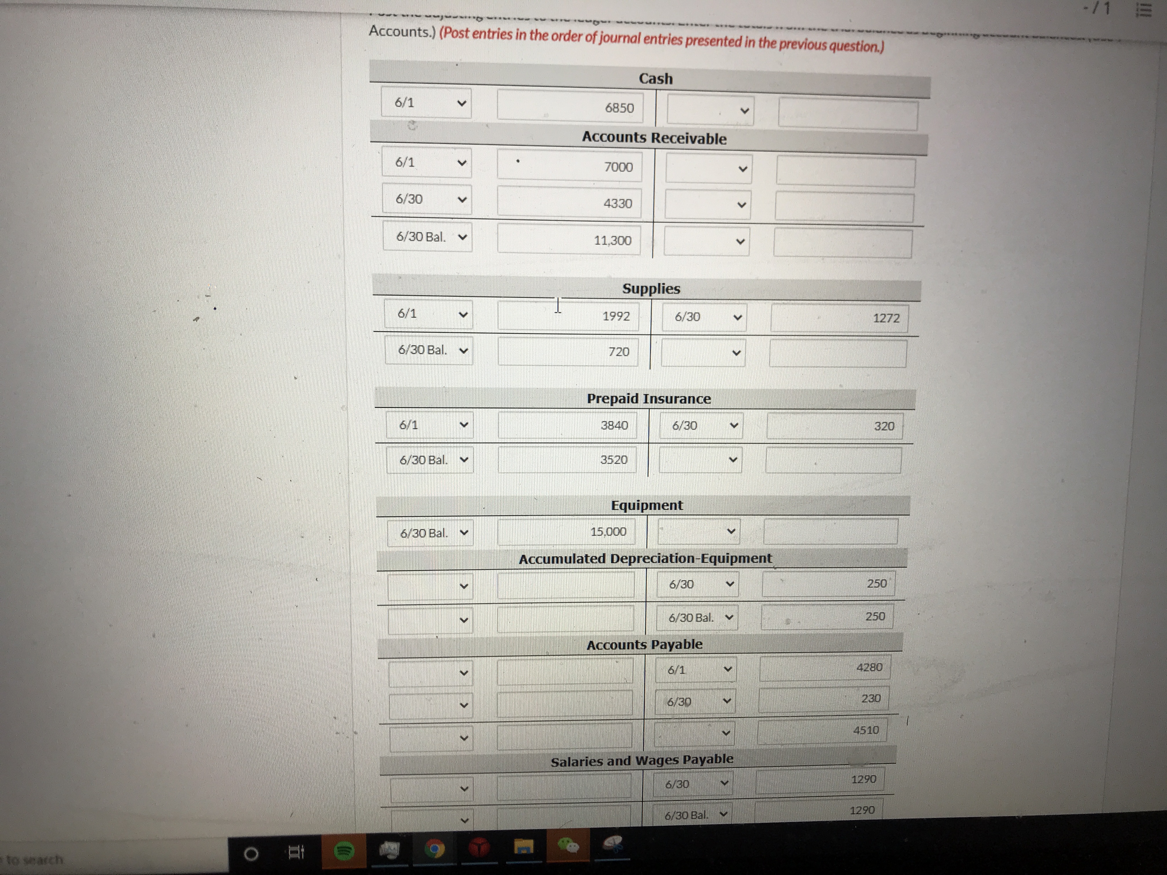consulting firm, Steven Consulting, on June 1, 2022. The trial balance at