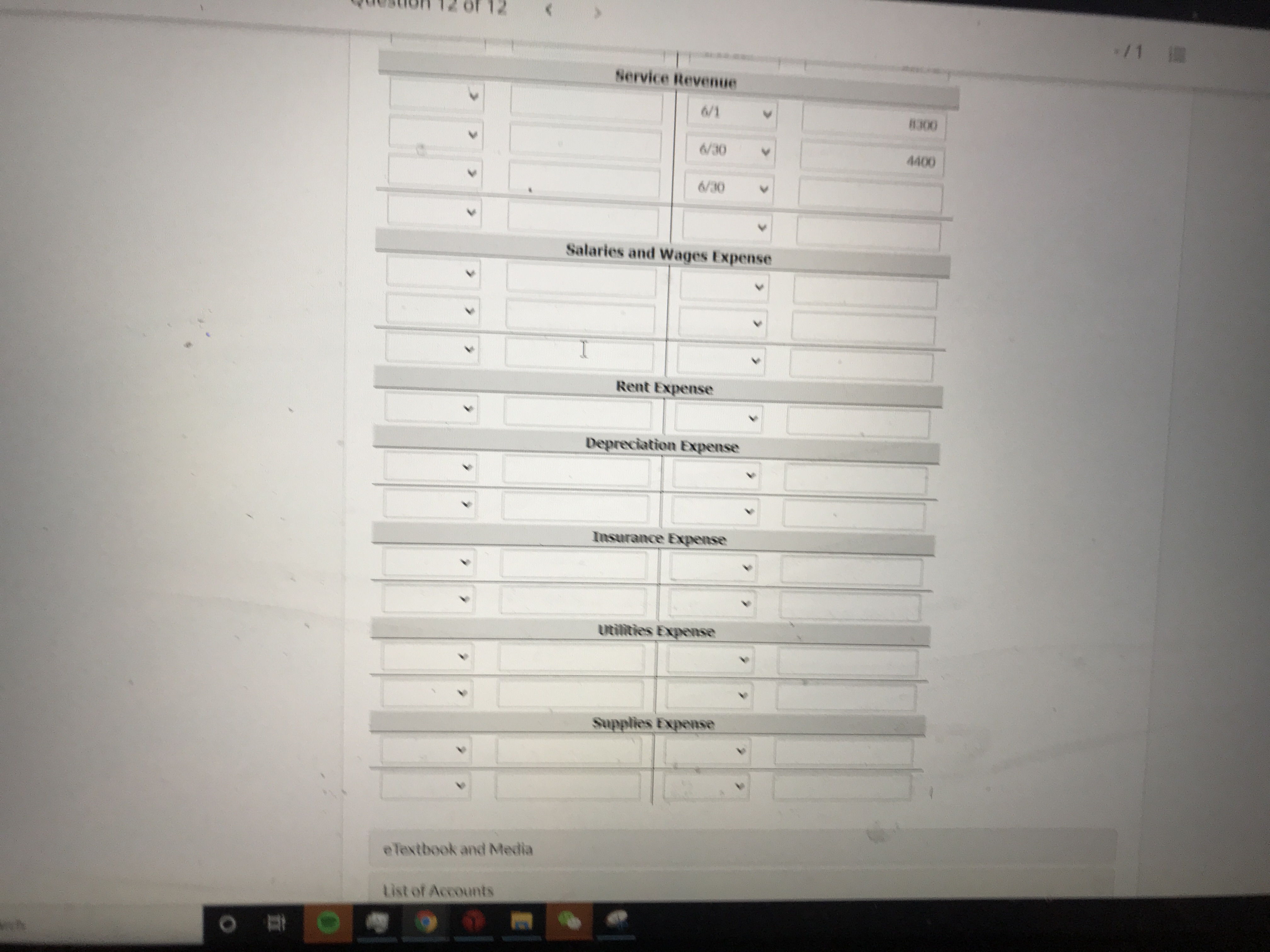 June 30 is as follows. STEVEN CONSULTING Trial Balance June 30, 2022