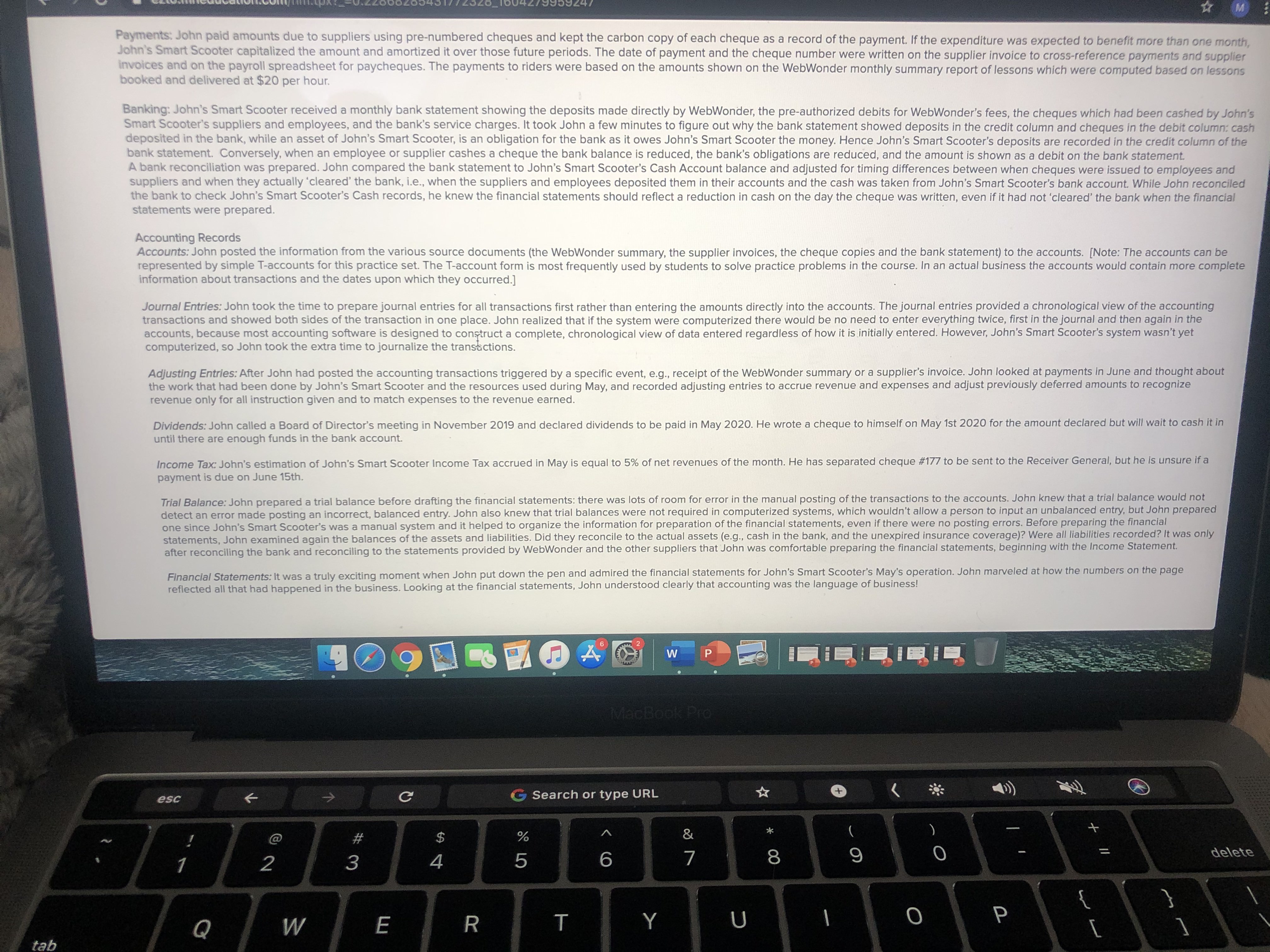 test prep, please answer with full guidance! thank you The business concept