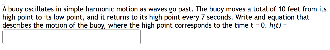 function H (t) that gives the height t hours after midnight. Hm
