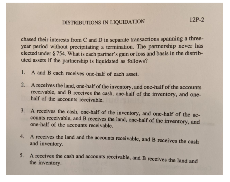  Solve and explain Code References: SS 64, 731(a), 732(b), 732(c), 733,