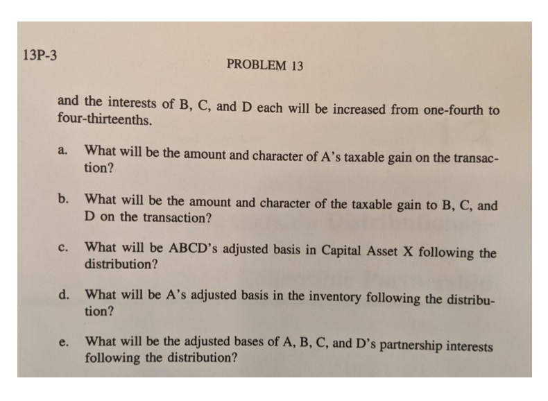 following assets: Fair Market Adjusted Basis Value Cash $ 60 $ 60