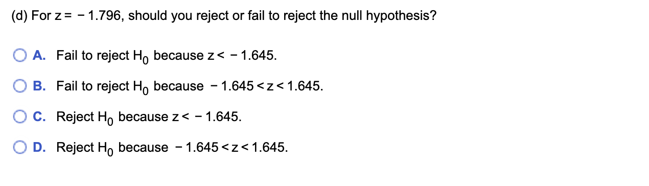 statistic 2 indicates that you should reject the null hypothesis. (a) 2: