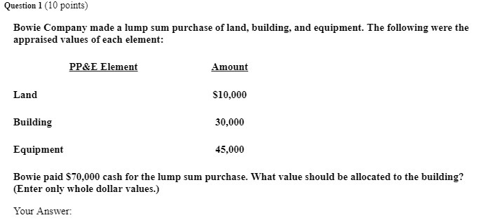 Question ! ! ! ! points ) Bonnie Company made a