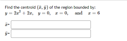 by rotating the region bounded by y = 1'2 , y =