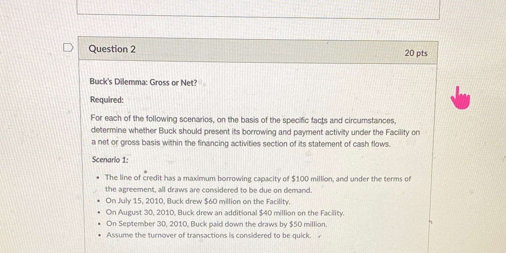 Please answer in SHORT ANSWER format with FASB CODIFICATION AS REFERENCE D