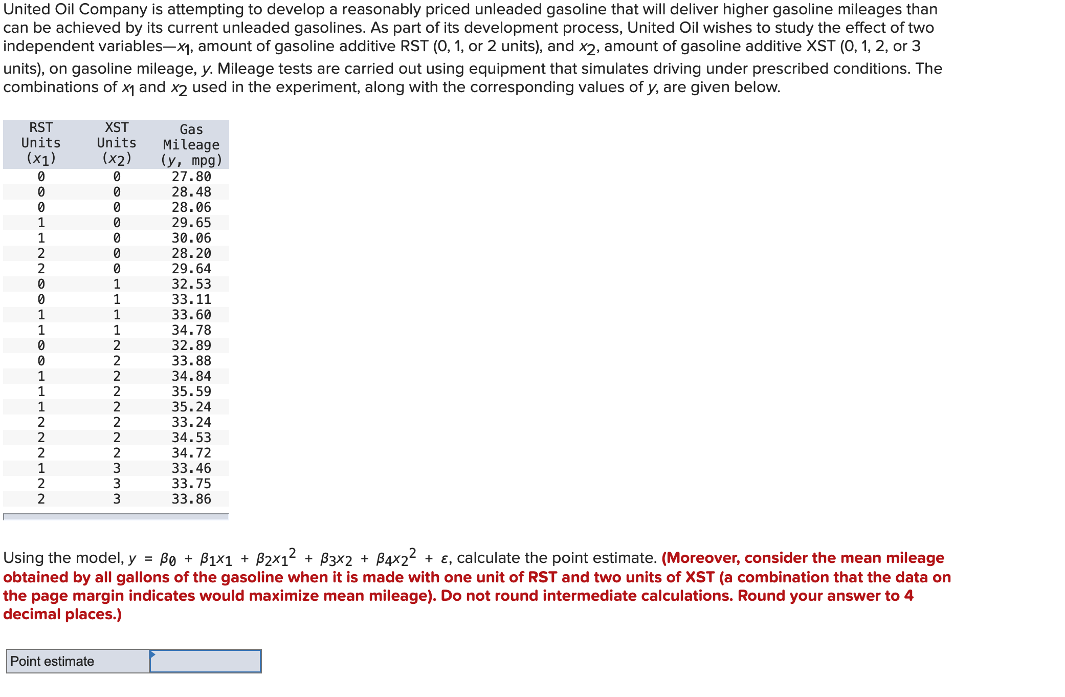 30.65 0.0016 Residual Error 5 1.7966 0.3593 Total 7 23.8200 ' (1)