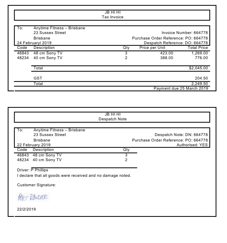 6 656066 8 Billy Snedden Cafe 1,657.97 V DN0656066 v 7 656846