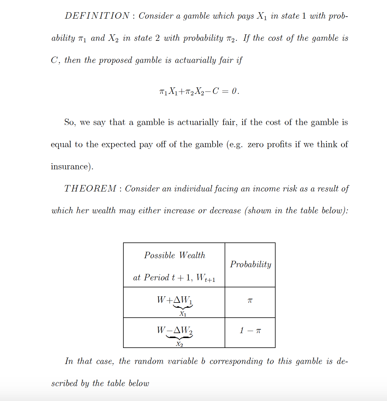 ability in and X2 in state 2 with probability 7T2. If the