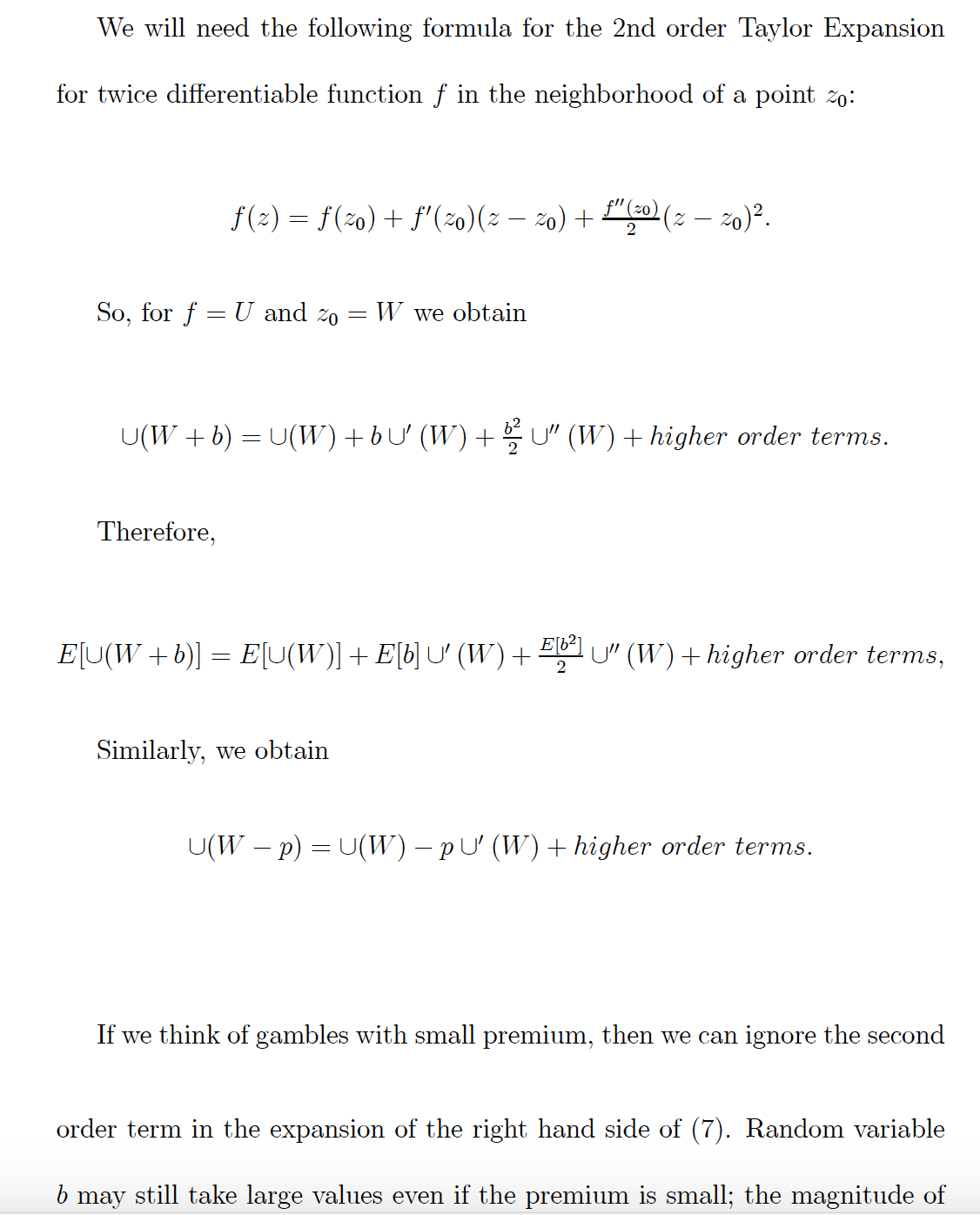 fair if 1T1X1+7T2X2C Z 0. SO, we say that a gamble is