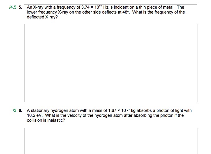 of 3.143 at! contact the photoelectric surface of cesium metal. The work