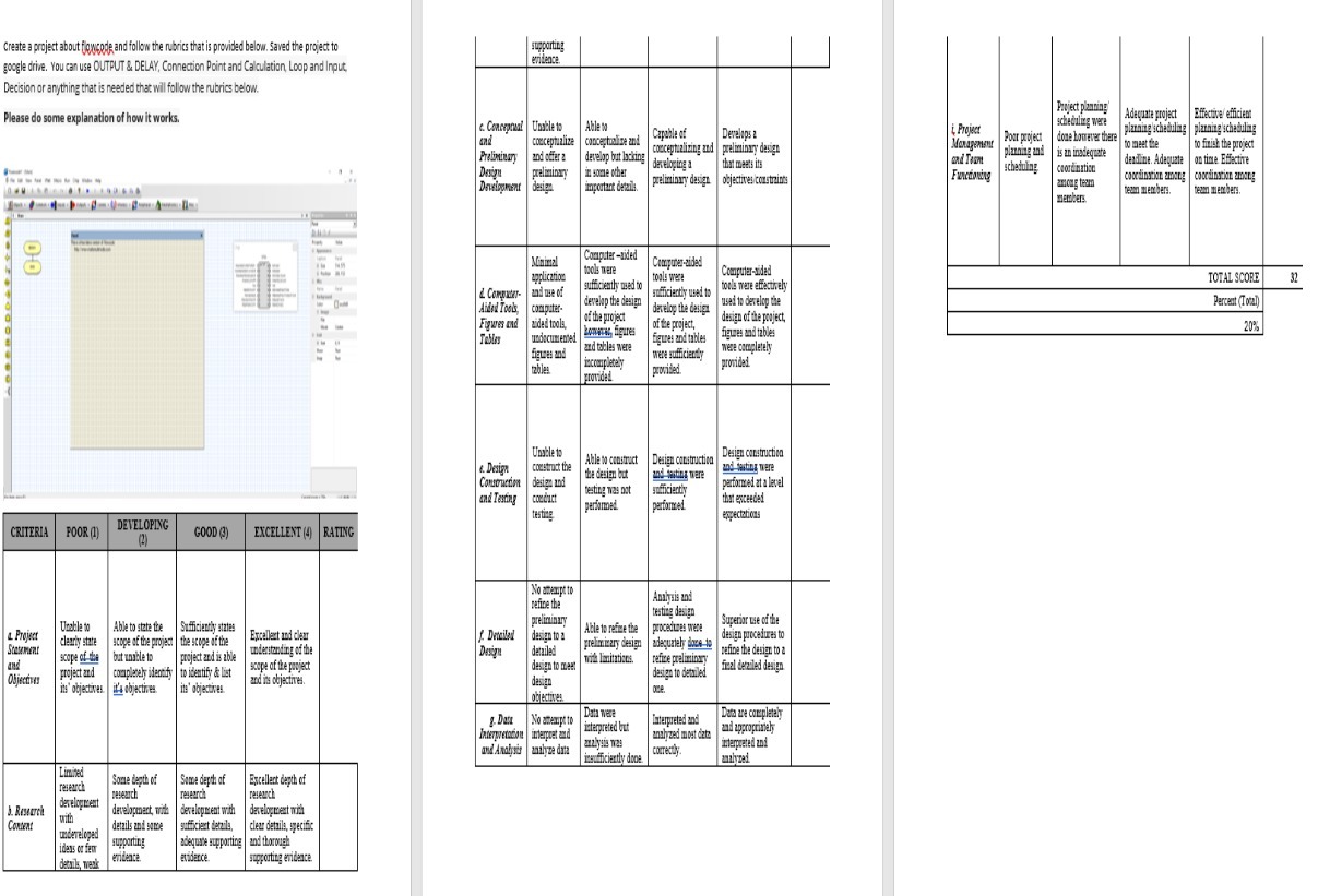 provided below, Saved the project to supporting google drive. You can use