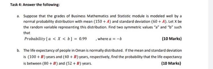 Geography course this semester. The probability that he passes his Statistics course