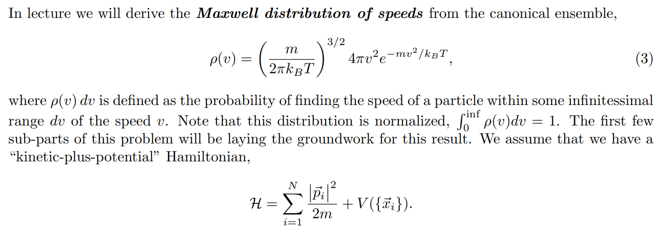 the probability of finding the speed of a particle within some infinitessimal