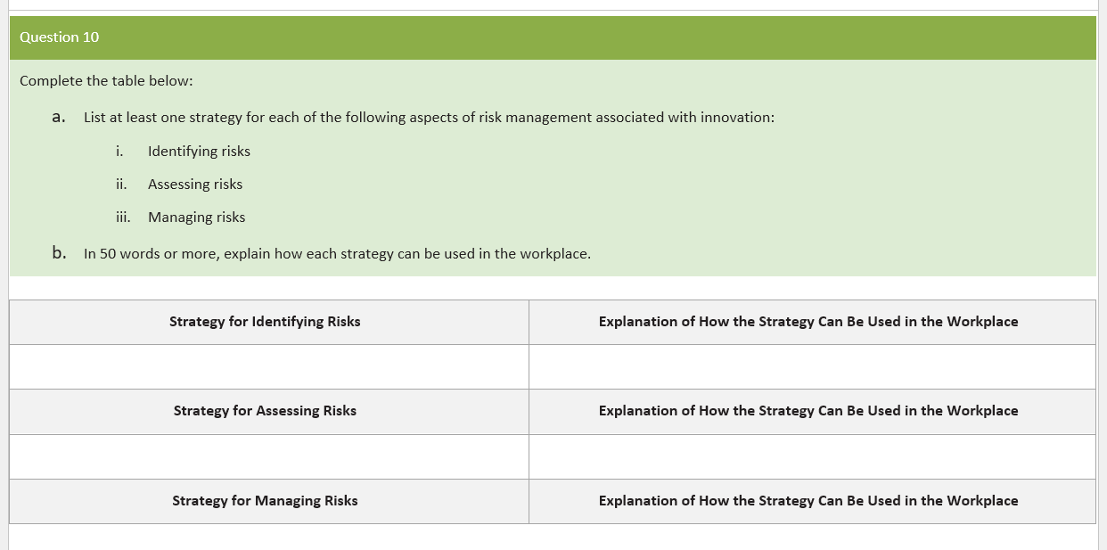 or more, explain how each strategy can be used in the workplace.
