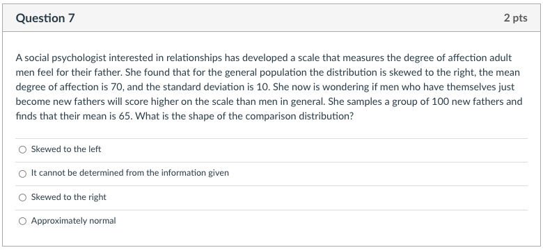  Question 6 2 pts For the following problem, please round to