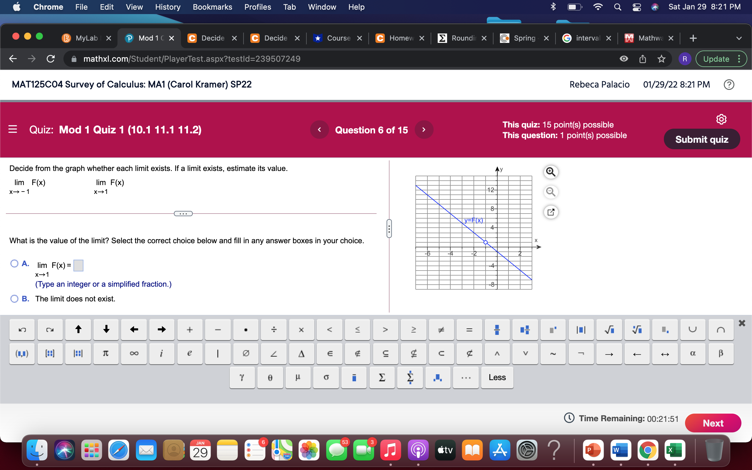 Sat Jan 29 8:21 PM O MyLab | X P Mod 1